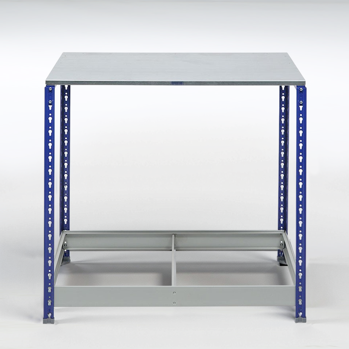 Верстак слесарный металлический Garage-111 фото СтеллажМастер